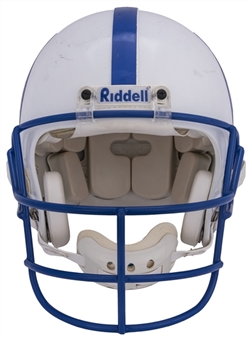 1998-99 Peyton Manning Rookie-Season Game-Used Indianapolis Colts Helmet (Sports Investors)